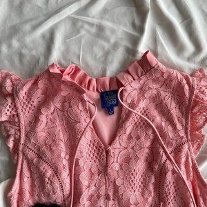 Beauty and The Beast Pink Lacy Dress